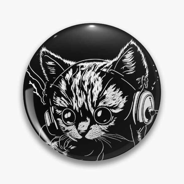 Item preview, Cat with Headphones - My Melody Zone designed and sold by ngness.