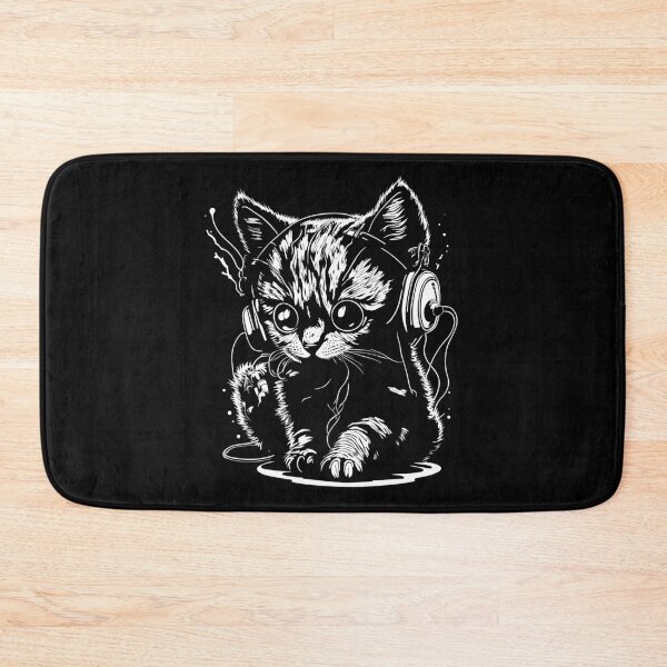 Item preview, Cat with Headphones - My Melody Zone designed and sold by ngness.