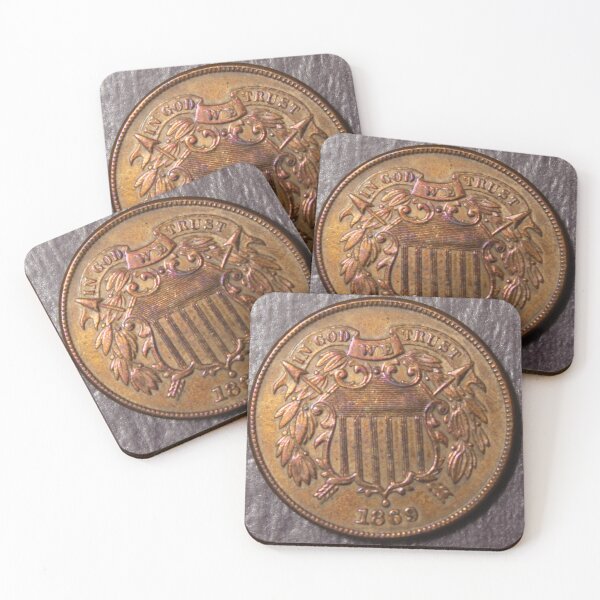 Item preview, 1869 Two Cent Amazing designed and sold by coinsxcrochet.