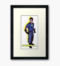 Captain Hammer Framed Print