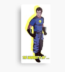 Captain Hammer Metal Print