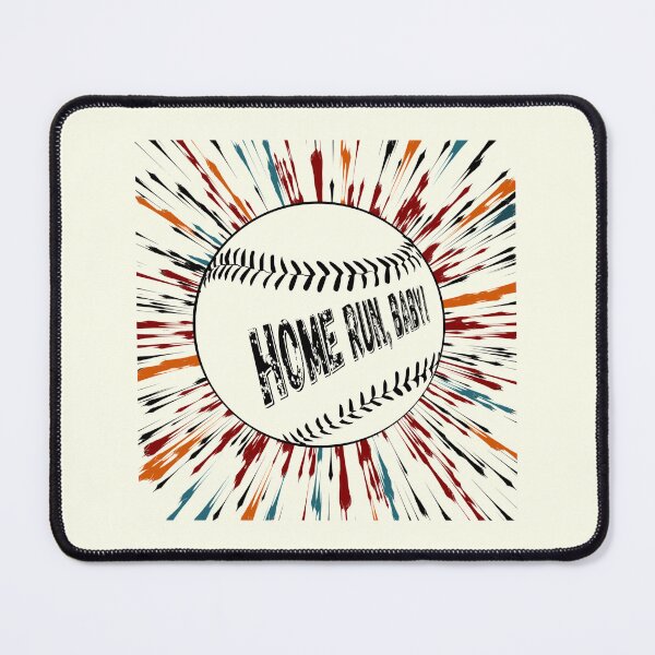 Item preview, Homerun, baby! Black letters on a baseball designed and sold by SplashTastic.
