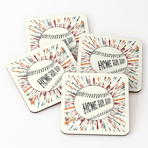Item preview, Homerun, baby! Black letters on a baseball designed and sold by SplashTastic.