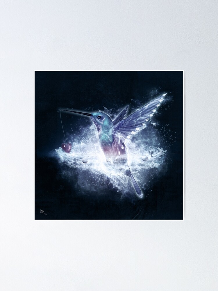 Alternate view of Hummingbird Love Poster
