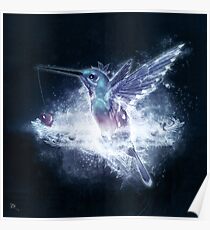 Hummingbird Love Poster