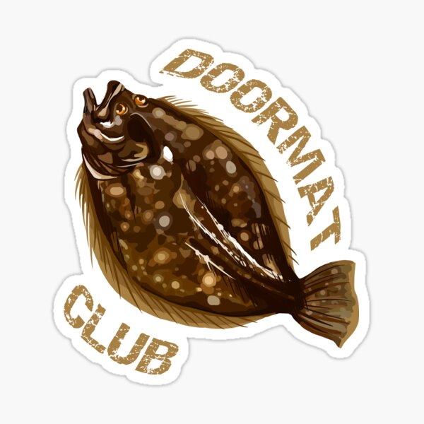 Item preview, Flounder | Fluke | Doormat Club designed and sold by blueshore.