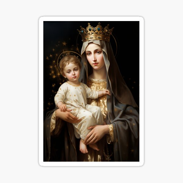 Item preview, Our Lady of Mount Carmel designed and sold by SanctifiedSouls.