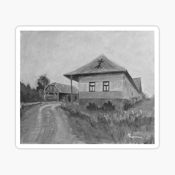 Item preview, Mom's native house Black&White designed and sold by Magdalena Luna.