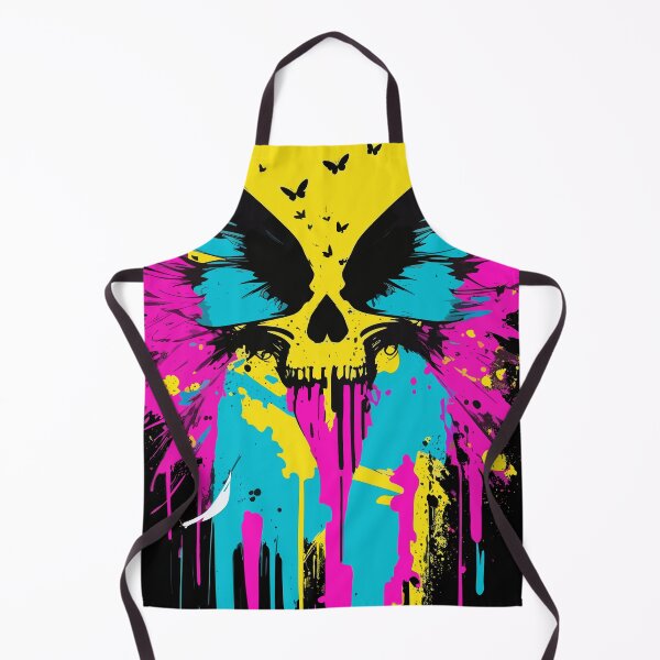 Item preview, crazy cartoon skull with butterfly wings  designed and sold by Five Seventy Five.