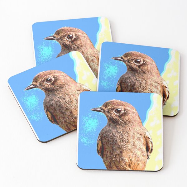 Item preview,  Pied Bushchat  designed and sold by Jasna Dragun.