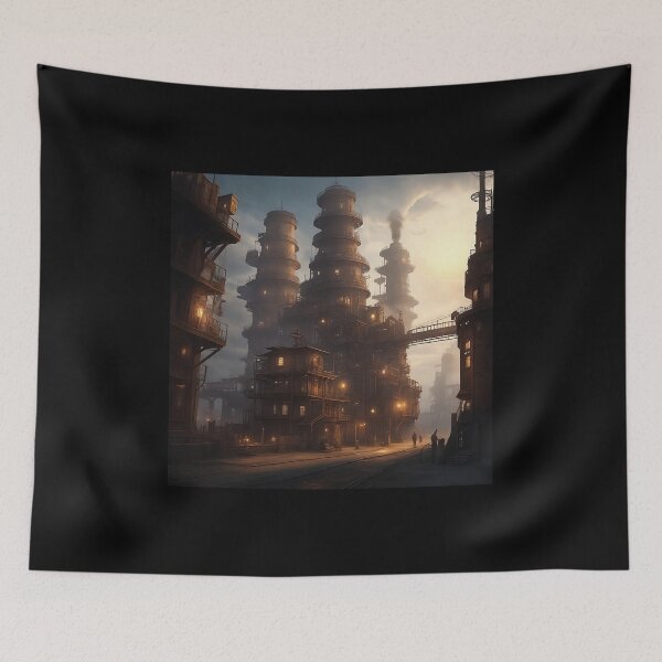 Item preview, Steam Powered Metropolis designed and sold by AICreativeArts.