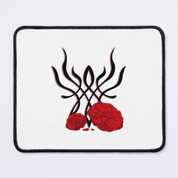 Item preview, Crest of Flames with Carnations designed and sold by SoybeanTomato.