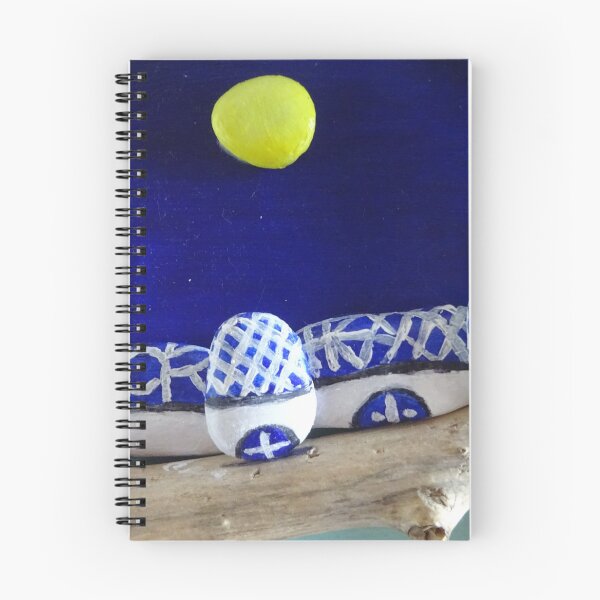 Item preview, Moon in the night of abstract stones designed and sold by walterfest.