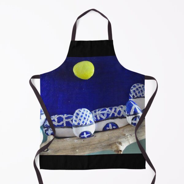 Item preview, Moon in the night of abstract stones designed and sold by walterfest.