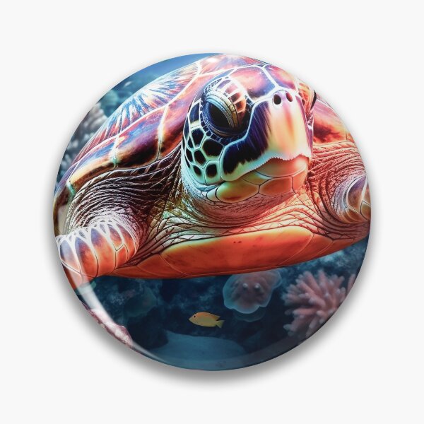 Item preview, turtle on coral reef designed and sold by Rafael-Wong.