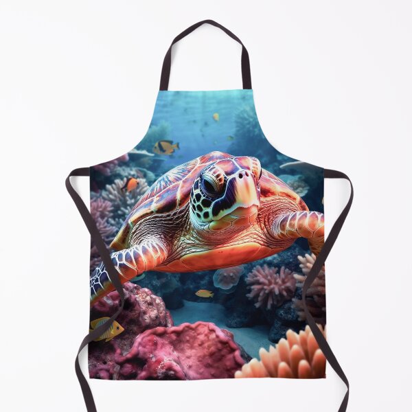 Item preview, turtle on coral reef designed and sold by Rafael-Wong.