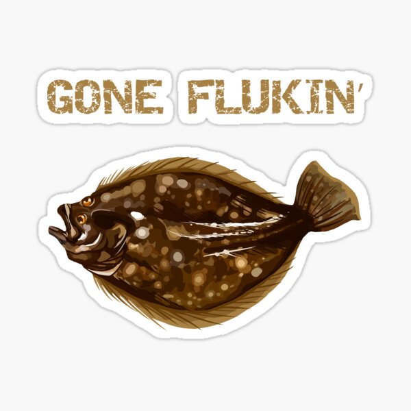 Item preview, Flounder | Fluke | Gone Flukin' designed and sold by blueshore.