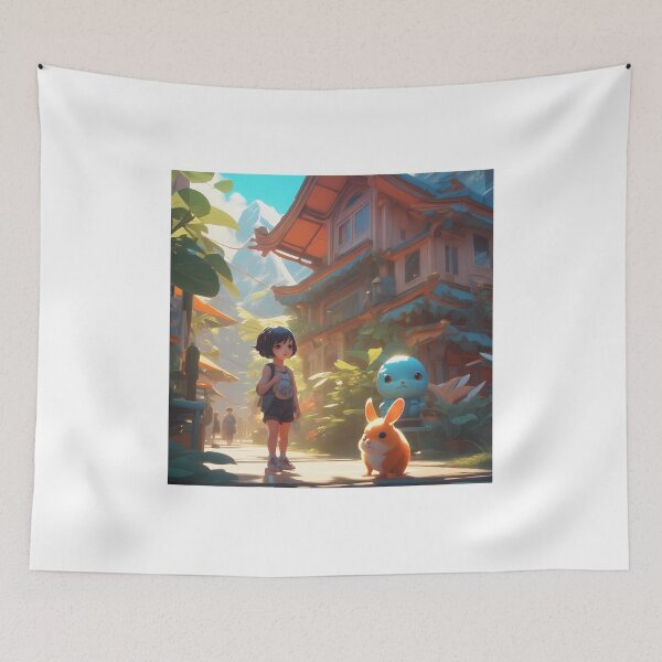 Item preview, City Stroll with Furry Friend designed and sold by starcreative22.