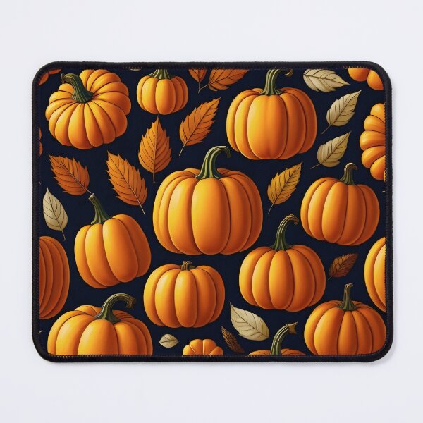 Item preview, Pumpkin and Fall Leaves Pattern designed and sold by AGNIII.