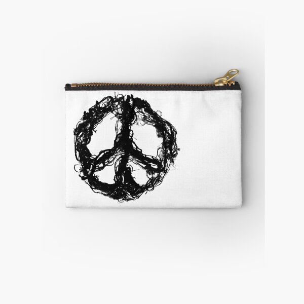 Item preview, Peace Treads - black designed and sold by stitchling.