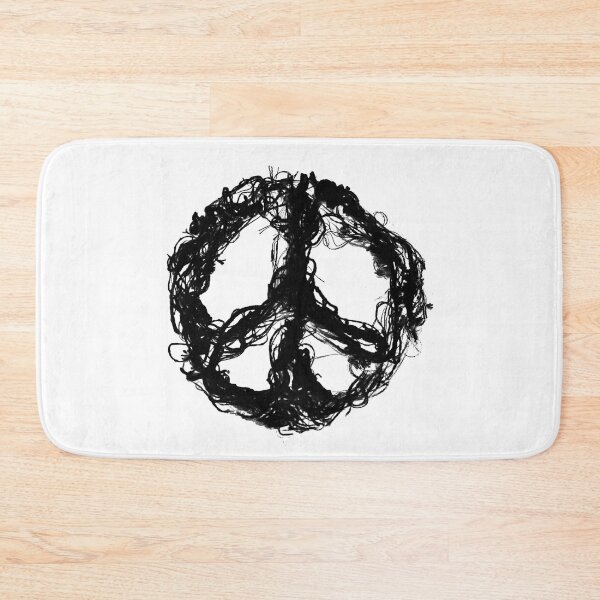 Item preview, Peace Treads - black designed and sold by stitchling.
