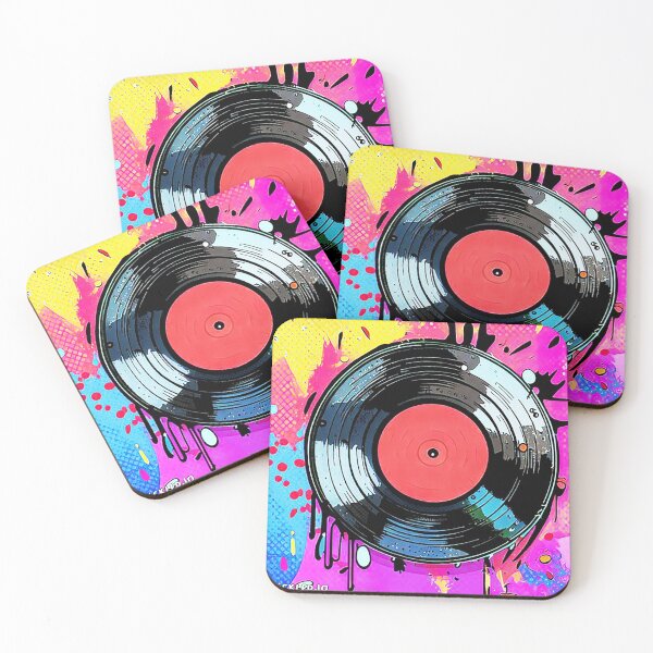 Item preview, Vinyl Record Pop Art designed and sold by FunnehGacha.