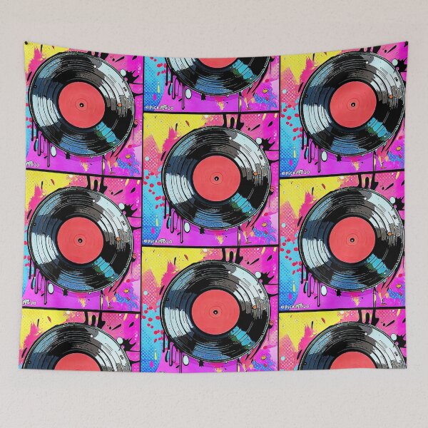 Item preview, Vinyl Record Pop Art designed and sold by FunnehGacha.