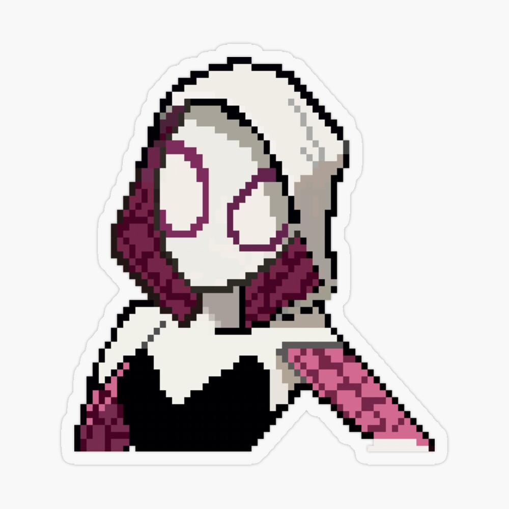 Spider Gwen Pixel Art