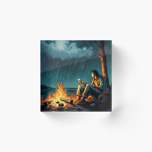 Item preview, Keeping the Fire by Lake Colworth designed and sold by IrishBarbarian.