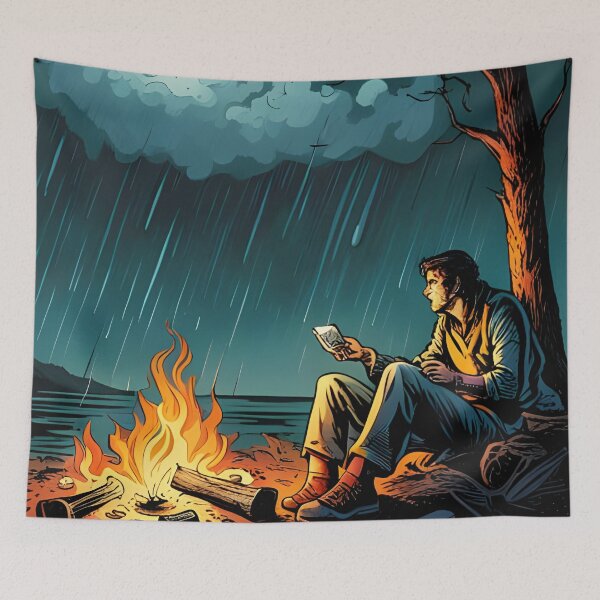 Item preview, Keeping the Fire by Lake Colworth designed and sold by IrishBarbarian.