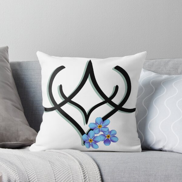 Item preview, Crest of Cethleann with Forget-me-nots designed and sold by SoybeanTomato.