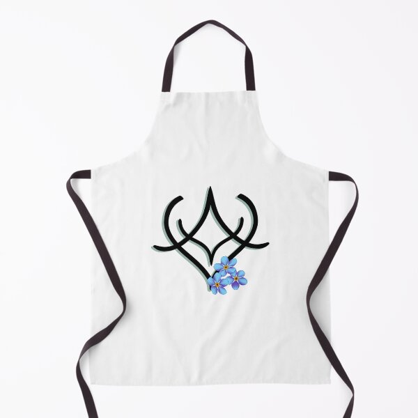 Item preview, Crest of Cethleann with Forget-me-nots designed and sold by SoybeanTomato.
