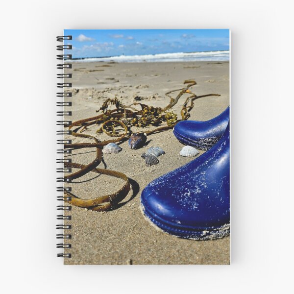 Item preview, Rubber boots and sea shells, close up shot, relaxing sea designed and sold by StudioKokor.