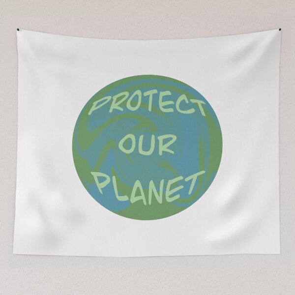 Item preview, Green and blue protect our planet designed and sold by Missy413.