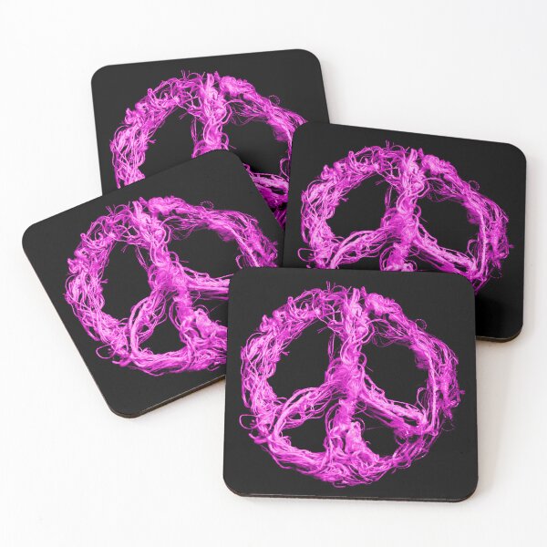 Item preview, Peace Treads - pink designed and sold by stitchling.