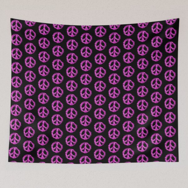 Item preview, Peace Treads - pink designed and sold by stitchling.