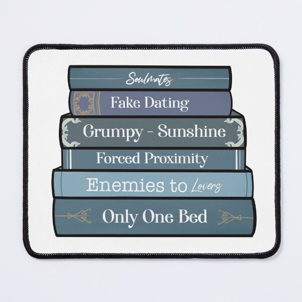 Item preview, Romance Tropes in Blue designed and sold by Thelunarwoodco.
