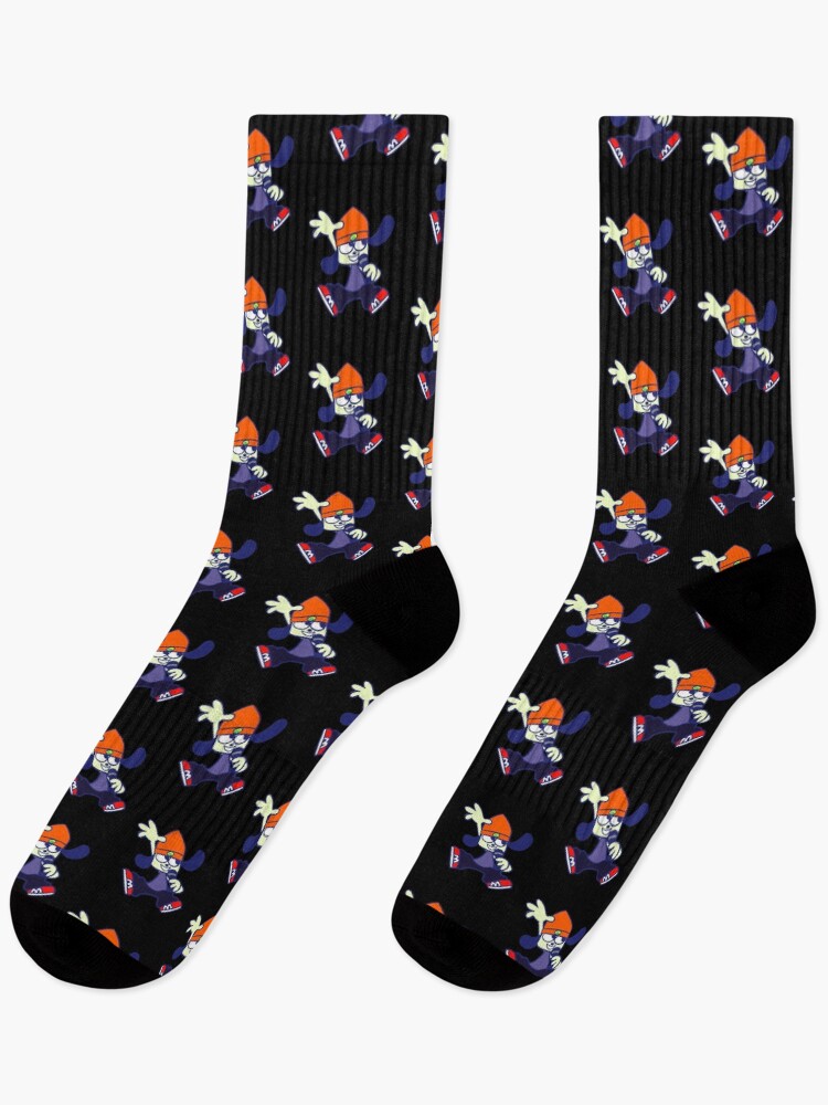 Thumbnail 1 of 5, Socks, Parappa The Rapper Rap designed and sold by corriee-wald.
