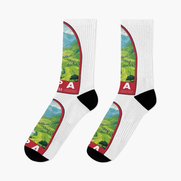 Item preview, Sapa Vietnam Travel Art Emblem designed and sold by KrisSidDesigns.