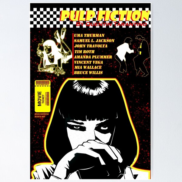 Poster Pulp Fiction - Mia & Vince  Wall Art, Gifts & Merchandise