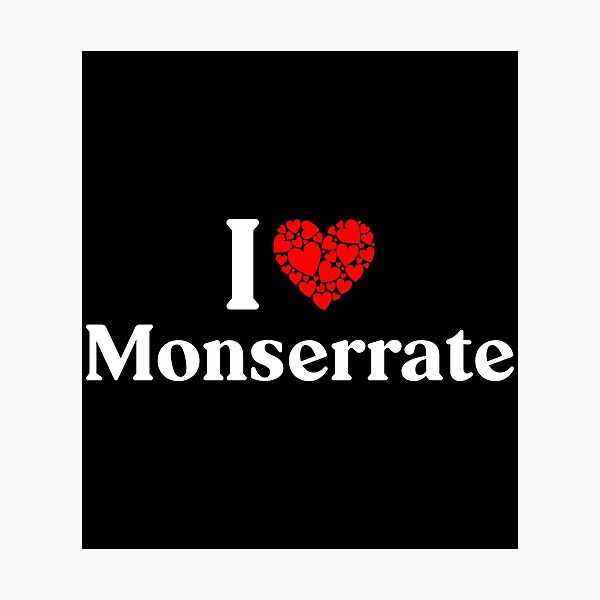 Item preview, Monserrate Heart - I Love Monserrate designed and sold by MiraclePitts.