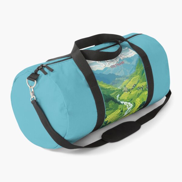 Item preview, Sapa Vietnam Travel Art Vintage designed and sold by KrisSidDesigns.