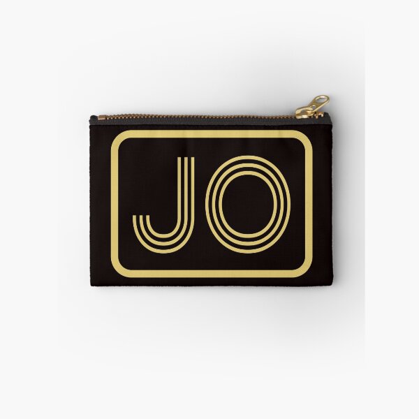 Item preview, JO Initials Gold Geometric Letters designed and sold by Jeallan Designs.