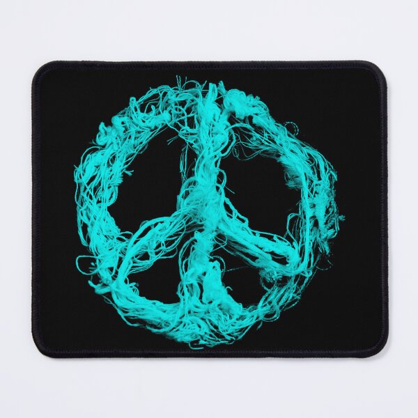 Item preview, Peace Treads - cyan designed and sold by stitchling.