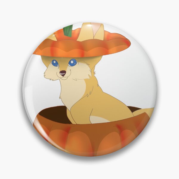 Item preview, Fox In Pumpkin designed and sold by FoxDenWorld.