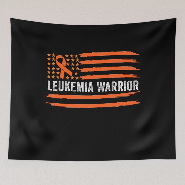 Item preview, Leukemia Warrior - Orange American Vintage Flag designed and sold by Amineharoni.