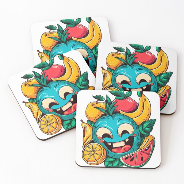 Item preview, Smiling blue pineapple designed and sold by betrayedsky.