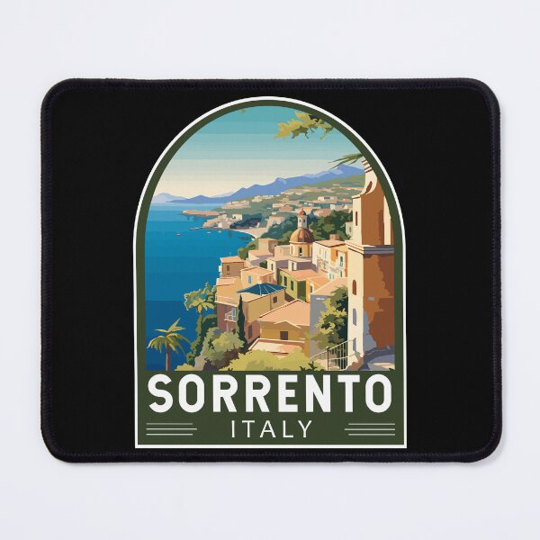 Item preview, Sorrento Italy Travel Art Emblem designed and sold by KrisSidDesigns.