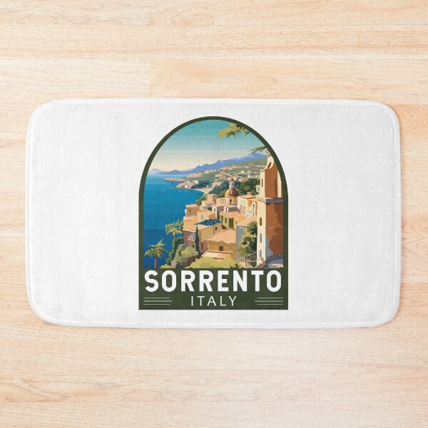 Item preview, Sorrento Italy Travel Art Emblem designed and sold by KrisSidDesigns.