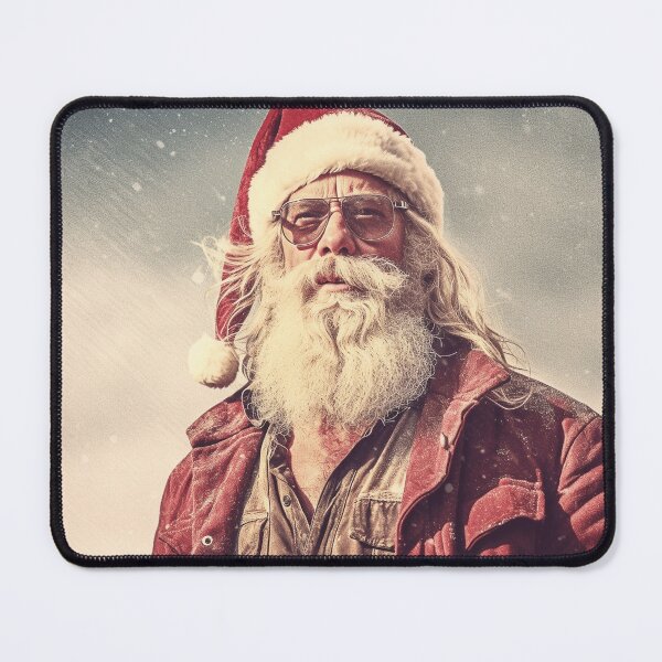 Item preview,  effortlessly cool Santa Claus donning a Christmas hat style designed and sold by MOA-trends.